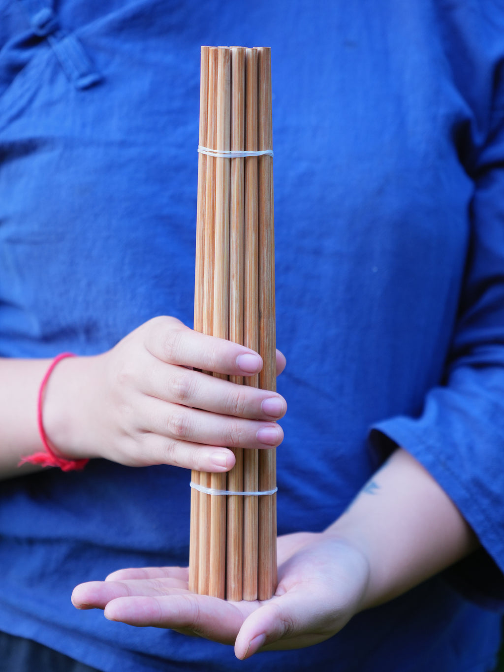 Handcrafted Bamboo Chopsticks (10-Pair Bundle)